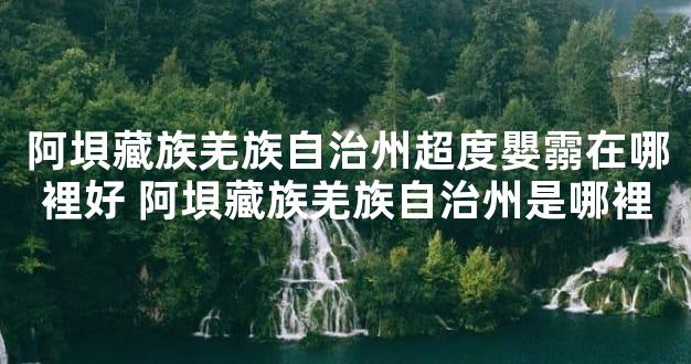 阿垻藏族羌族自治州超度嬰霛在哪裡好 阿垻藏族羌族自治州是哪裡